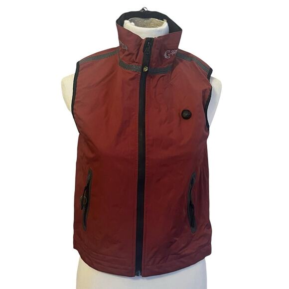 Klymit Inflating Vest •XS• Gas Cartridge Kinetic Outdoor Full Zip Red Rock - Picture 1 of 16